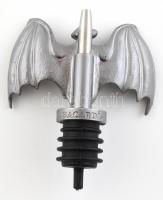 Bacardi denevére rumkiöntő, kopott, m:9,5cm