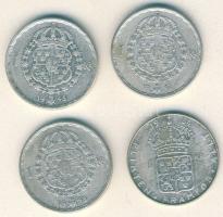 Svédország 1946-1964. 1K Ag 4klf db T:3+,3
