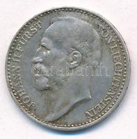 Liechtenstein 1915. 1K Ag "II. János herceg" T:2 patina Liechtenstein 1915. 1 Krone Ag "Prince John II" C:XF patina Krause Y#2