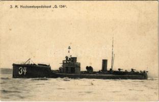 SM Hochseetorpedoboot G. 134 Kaiserliche Marine / German Navy Tb 34 torpedo boat (fl)