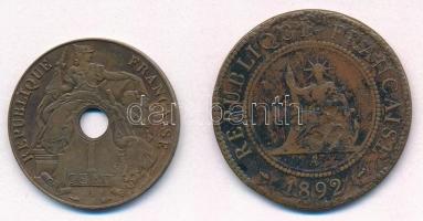Francia Indokína 1892A 1c Br + 1939A 1c Br T:3,2
French Indochina 1892A 1 Cent Br + 1939A 1 Cent Br...