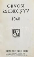 cca 1940 Orvosi Napló - Richter Gedeon
Vegyészeti Gyár R.T. Budapest / Orvosi
Zsebkönyv