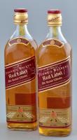 2 palack Johnnie Walker Wishky Red Label, bontatlan palack, 0,7l, 40%Vol.