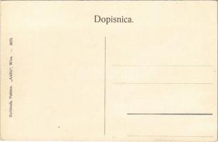 Petőc, Putince, Putinci; utca, templom. Eschbach kiadása / street view, church