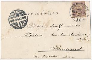 1901 Újverbász, Verbász, Novi Vrbas; zsilip a Ferenc-csatornán. Schröder kiadása / canal, flood gate...