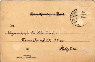 1899 (Vorläufer) Excelsior Pneumatic. Hannov. Gummi-Kamm Co. Act-Ges. Hannover-Limmer / German bicyc...