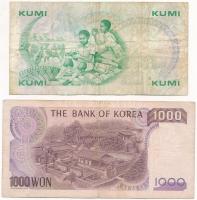 Vegyes: Malawi 1989. 5K + Guínea 2015. 500Fr + Burundi 2005. 50Fr + Kenya 1987. 10Sh + Dél-Korea 198...