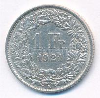 Svájc 1921B 1Fr Ag T:2-,3  Switzerland 1921B 1 Franc Ag C:VF,F  Krause KM#24
