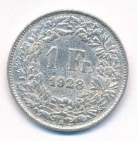 Svájc 1928B 1Fr Ag T:2-,3  Switzerland 1928B 1 Franc Ag C:VF,F  Krause KM#24