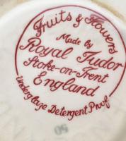 3 személyes angol teáskészlet, jelzett, apró lepattanásokkal