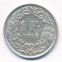 Svájc 1944B 1Fr Ag T:2
Switzerland 1944B 1 Franc Ag C:XF
Krause KM#24