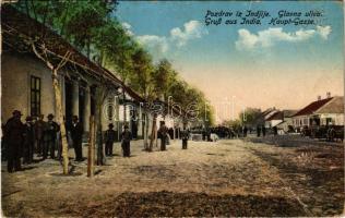 1914 India, Indija; Glavna ulica / Haupt-Gasse / Fő utca, üzletek, piac / main street, shops, market (fa)