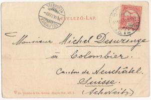 1907 Nyírség, művészlap gémeskúttal és lovakkal. Dr. Trenkler és Trs. Sorozat Magyar Hon. AH. 3. (EB...