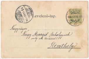 1904 Győr, részlet az Orsolya apácák internátusából (EB)