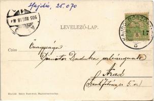 1905 Hajdúböszörmény, Leányiskola. Reich Testvérek kiadása (EK)