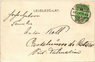 1907 Esztergom, látkép, Bazilika. Grószner E. kiadása (EB)