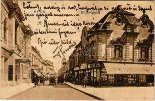 1923 Pécs, Király utca, Lehr Izidor üzlete (EK)