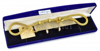 Art de France "Swarovski elements" jelzett bizsu nyaklánc és fülbevaló, szép állapotban, h...
