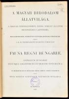 A Magyar Birodalom Állatvilága. A Magyar Birodalomból eddig ismert állatok rendszeres lajstroma. III. Arthropoda (Insecta. Coleoptera). Editio Separat. Bp., 1896, K. M. Természettudományi Társulat. 213 + 1p. + 1 t (színes térkép). Magyar és latin nyelven. Korabeli bordázott, aranyozott gerincű félvászon kötésben, márványozott lapélekkel, kopott gerinccel és borítóval, címlapon tulajdonosi bélyegzővel, több lapon ceruzás jelölésekkel.