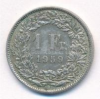 Svájc 1959B 1Fr Ag T:2 patina
Switzerland 1959B 1 Franc Ag C:XF patina
Krause KM#24