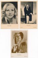 Greta Garbo - 6 db régi képeslap / 6 pre-1945 Ross Verlag postcards