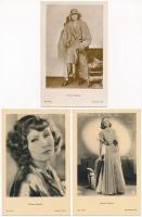 Greta Garbo - 6 db régi képeslap / 6 pre-1945 Ross Verlag postcards