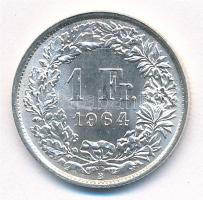 Svájc 1964B 1Fr Ag T:1-
Switzerland 1964B 1 Franc Ag C:AU
Krause KM#24