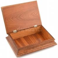 Fa doboz, jó állapotban, 23×15×6 cm