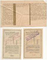 1928. "Az 50. Jubileumi Magyar Kir. Állami Sorsjáték" 1/2 "B" sorsjegy 30.000P n...