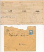 1928. "Az 50. Jubileumi Magyar Kir. Állami Sorsjáték" 1/2 "B" sorsjegy 30.000P n...