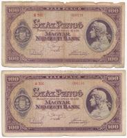 1945. 100P (7x) T:III köztük: kis szakadás, anyaghiány, folt
Adamo P18