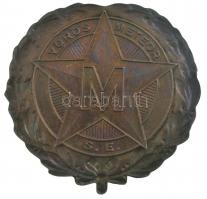 1952. "Vörös Meteor S.E." bronz sport díjérem "1952. III." gravírozással (55x56m...