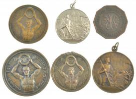 6db-os sportérem tétel, benne 4db Magyar Testgyakorlók Köre (MTK) és 2db Újpesti Torna Egyesület (UT...