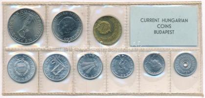 1974. 2f-10Ft (9xklf) érmés forgalmi sor fóliatokban T:1 Adamo FO7