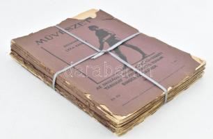 1913 Művészet, szerk.: Lyka Károly, 10 db szám, sérülésekkel