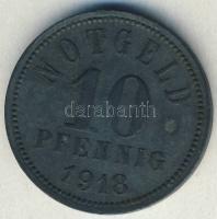 Német Birodalom/Weimari Köztársaság/Bad Kissingen 1918. 10Pf szükségpénz T:2/3