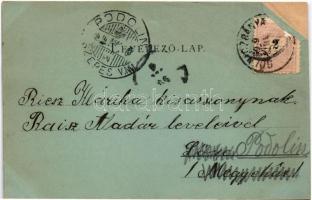 1899 (Vorläufer) Thurzófüred, Kupele Turzo (Gölnicbánya, Gelnica); Thurzó ház a tóval. Breitner Mór ...