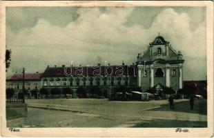 Vác, Fő tér, szálloda, piac (ázott / wet damage)