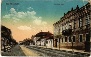 1916 Sátoraljaújhely, Kazinczy utca. Vasúti levelezőlapárusítás 11. sz. 1916. (EM)