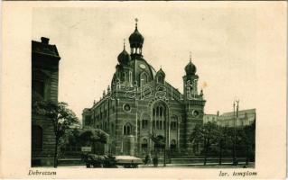 1927 Debrecen, Izraelita templom, zsinagóga (EK)