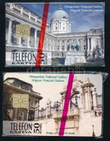 1994 Magyar Nemzeti Galéria telefonkártyák, 2 klf használatlan