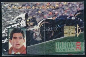 1995 Ayrton Senna Forma 1. használatlan telefonkártya csak 4000 pld!