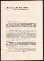 cca 1940 Szigetelés és tetőfedés szakmai ismertető. Kiadó Globus, Vadász Jenő 16p. illusztrált borít...