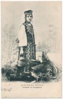 1906 Costume de Bourgasse / Bolgár folklór / Bulgarian folklore from Burgas