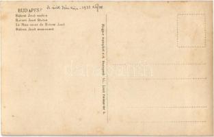 Budapest VII. Rákosi Jenő szobra, Erzsébet körút Dohány utca sarka (1948-ban a kommunisták lebontott...