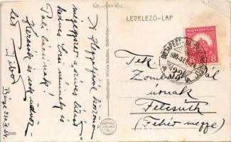 1930 Erdőbénye, Rákóczy kastély, templom (EB)