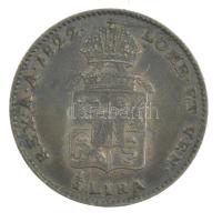 Olasz Államok / Lombardia-Velence 1822M 1/2L Ag "I. Ferenc" T:2,2- patina, kis karc, kis anyaghiba Italian States / Lombardia-Venetia 1822M 1/2 Lira Ag "Franz I" C:XF,VF patina, small scratch, a small material error Krause C#5.2