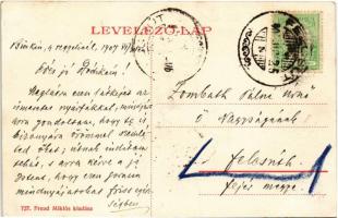 1907 Bicske, Fő utca. Freud Miklós kiadása