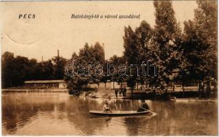 1927 Pécs, Balokányi tó, városi uszoda