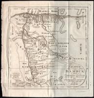 1811 Térképgyűjtemény. 4 db térkép Afrika, Guinea, (Charte von Bambuk 16x18 cm, Charte von Niederguinea 30x41 cm, Charte der Südspize von Afrika oder Hottentotten und Caplands, 39x29 cm, Charte von einem Theile der Ost-Küste vo Afrika 29x39 cm, Prágai kiadású, színezett rézmetszetű térképek / Colored engravings